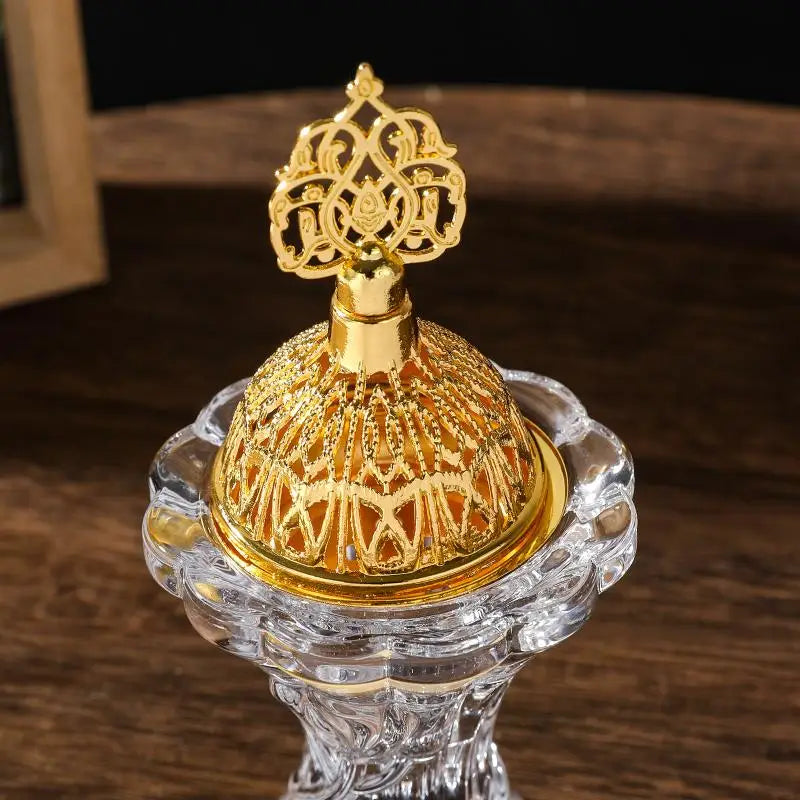 Moroccan Style Crystal Aroma Burner Fragrance Diffuser Arabian Night Lantern Candle Holders Luxury Home Decor Lootquake LLC