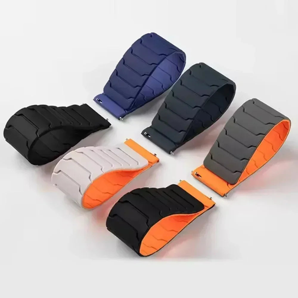 Polar Magnetic Silicone Watch Band - Unisex Sports Strap