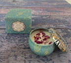 Soybean wax dried flower scented candle? Wedding companion gift birthday gift floral fragrance incense candle Lootquake LLC