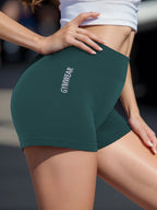 ChicFlex Women's High-Waist Cycling Yoga Shorts THRIXINE