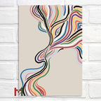 Abstract Pride Art Canvas Print Wall Decor LGBT Home Art Pi-Mart