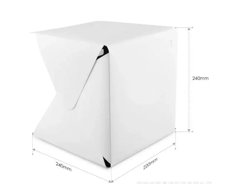 Portable Photobox Softbox Light Folding Box For Photo Studio Photography Double Led Cubes To Take Photos Products Shooting Tent