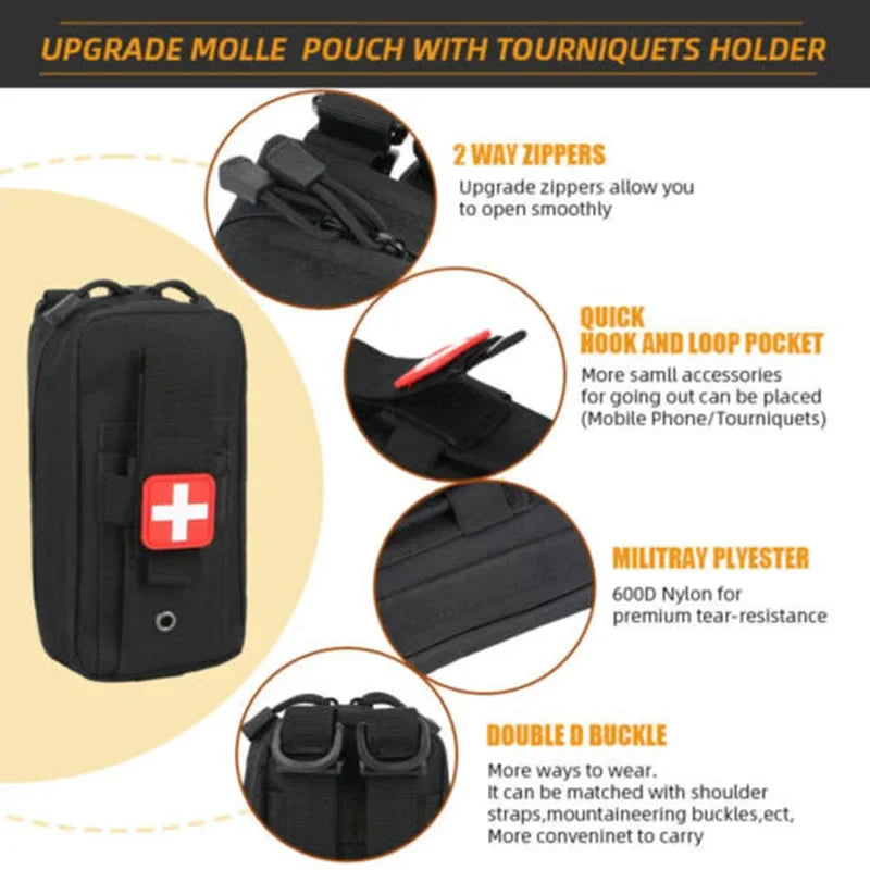 EliteGuard: Premium Trauma & First Aid Survival Kit