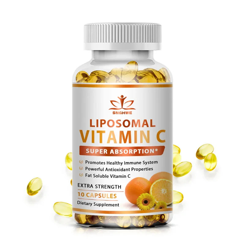 Organic Vitamin C Capsules 1000mg and Zinc 20mg Capsules Support Immune Health, anti-oxidation Beauty Health Lootquake LLC