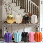 Halloween Pumpkin Decor Artificial Style Thanksgiving Day Dining Table Central Kitchen Decor Supplies Fall-Themed Wedding Decor Lootquake LLC