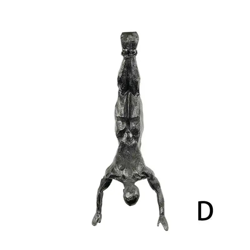 2024 Christmas Modern Simplicity Athlete Resin Sculpture Creative Climbing Man Wall Sculptures Hand-Finished For Wall Art Statue Lootquake LLC