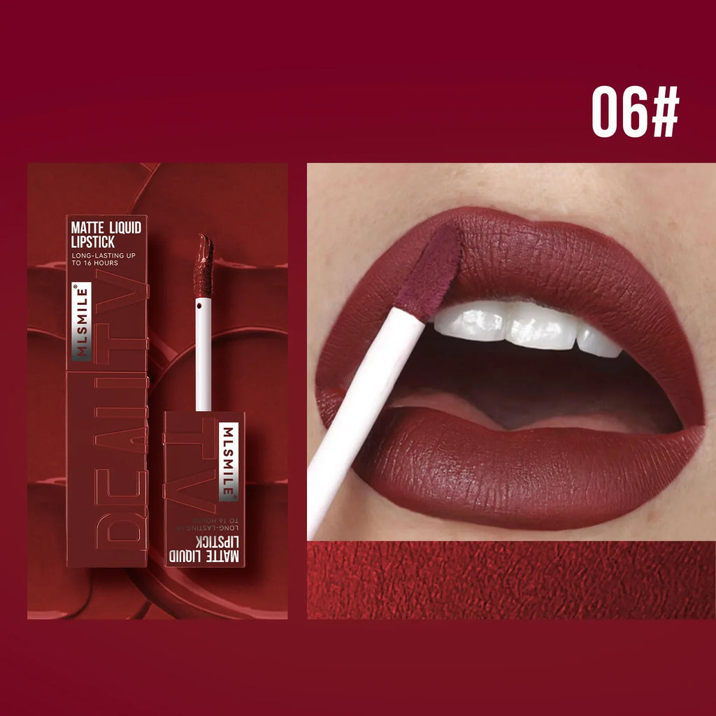 Matte Ink Liquid Lipstick Long Lasting Velvet Nude Lip Gloss Non-stick Cup Waterproof Lips Tint Waterproof Make Up Lootquake LLC