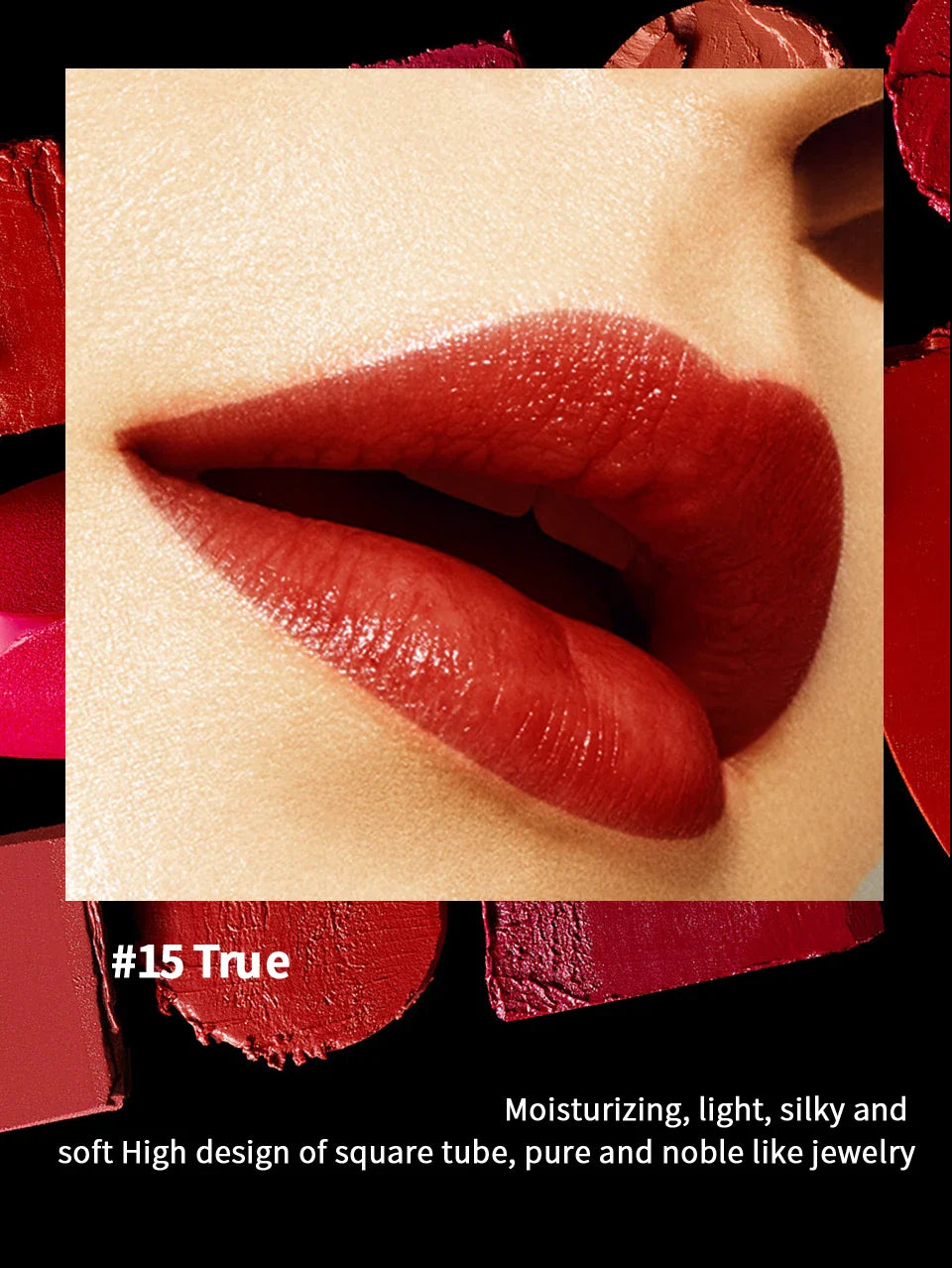 CHARMACY 6 Colors Luxury Velvet Nude Moisturize Lipstick Long Lasting Easy to Wear Korean LipStick for Women Makeup Cosmetic Lootquake LLC