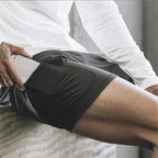 Men's Gym Short Double-deck Quick Dry - SJB-DIAMOND ELITES