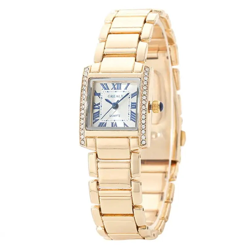New Fashion Roman Scale Women Watches Luxury Ladies Wristwatch Quartz Watch Rhinestone Men Women Watches Relogio Feminino Clocks
