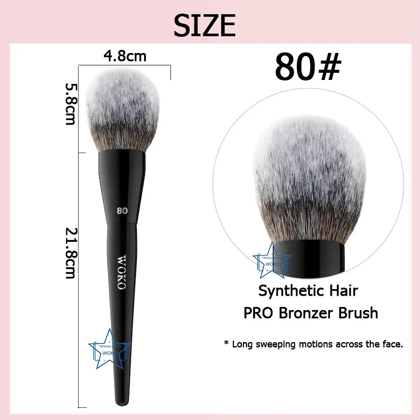 70 Pro Big Foundation Brush Cream Foundation Makeup Brush Chubby Professional Synthetic Hair Face Contour Foundation Makeup Tool Lootquake LLC