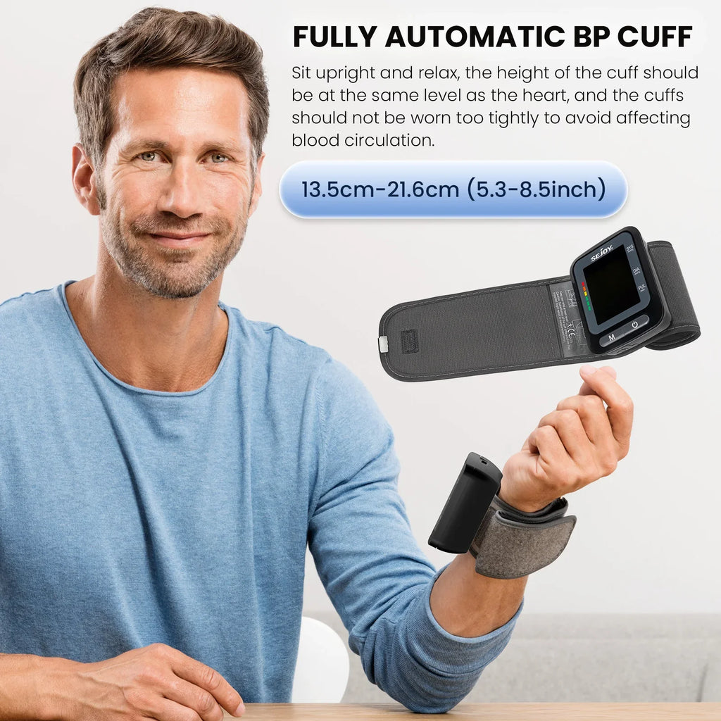 SEJOY Digital Blood Pressure Monitor for Wrist