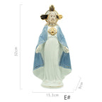 Reative Ceramics Character Sculpture Christian Catholic Madonna Jesus Church Character Statue Home Decoration