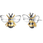 Huitan Delicate Bee Earrings Women for Wedding Engagement Good Quality Ear Accessories Dance Party Funny Earrings Trendy Jewelry Lootquake LLC
