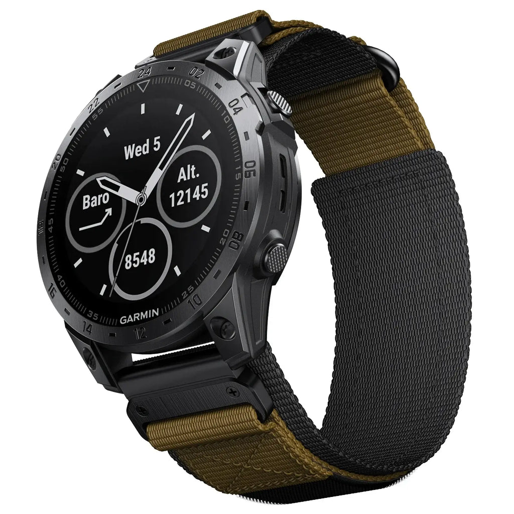 Garmin Nylon Band - Durable QuickFit Watch Strap - SJB-DIAMOND ELITES