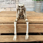 New Human Skeleton Simulation Halloween Decoration Graduation Season Decorations Goth Family Scary Cabin Halloween Decor Lootquake LLC