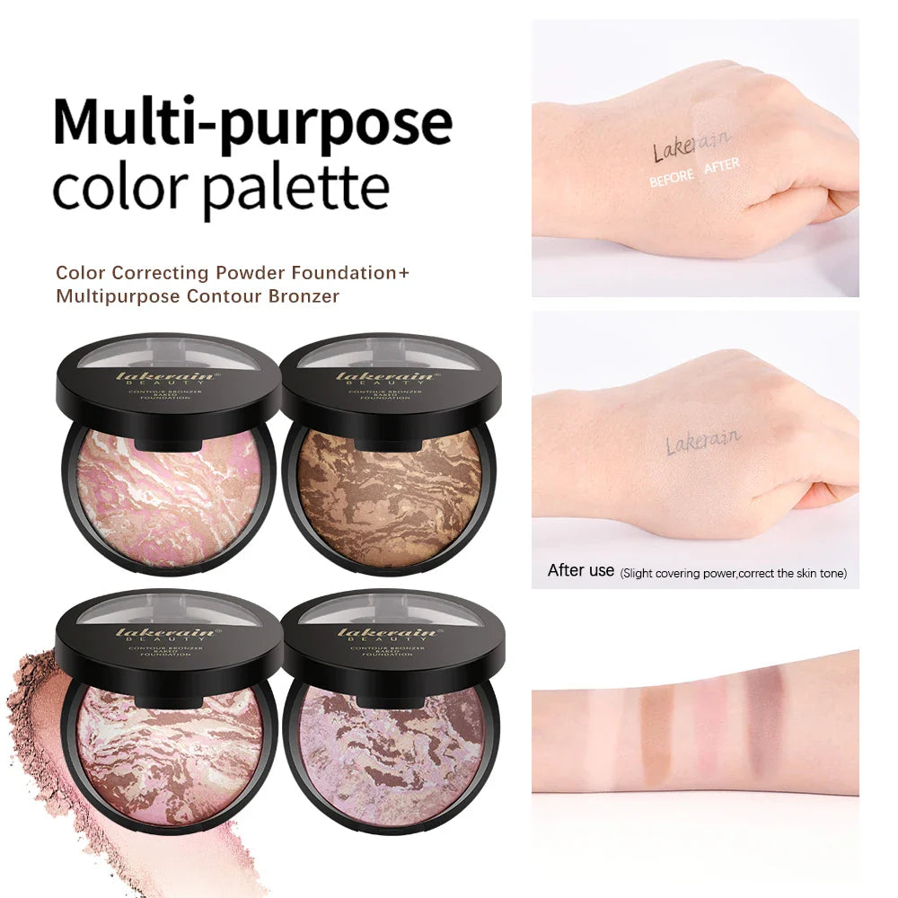 Matte Loose Powder Waterproof Oil-control Matte Full Coverage Face Makeup Makeup Setting Loose Powder Baked Powder Foundation Lootquake LLC