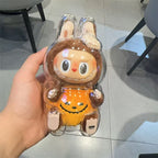 LABUBU Have A Seat Transparent Case Labubu Plastic Case Backpack Charms Lootquake LLC