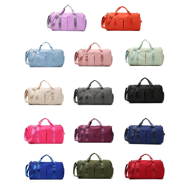 Stride Chic: Women's Gym Bag w/Shoe Spot THRIXINE