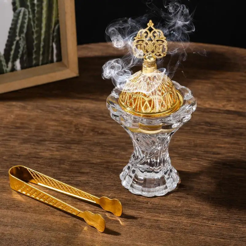 Moroccan Style Crystal Aroma Burner Fragrance Diffuser Arabian Night Lantern Candle Holders Luxury Home Decor Lootquake LLC