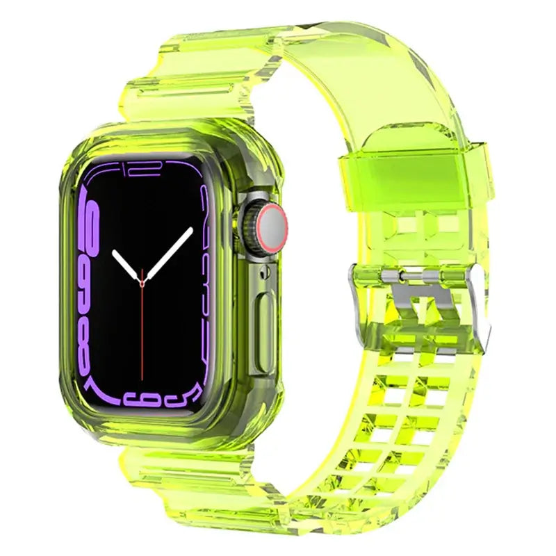Apple Watch Clear Silicone Band - Durable Comfortable Strap - SJB-DIAMOND ELITES