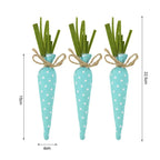 3/1pcs Nov Woven Easter Carrots Ornaments Hanging Pendant for Easter Home Decorations Supplies 2023 Kids Easter Favors Gifts Toy Lootquake LLC