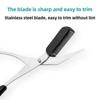 Stainless Steel Eyebrow Trimming cissors with built-in Comb Pink/White/Black SPrecise Grooming Tool Creating Perfect Eyebrows
