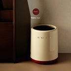 Large Capacity Garbage Bin Household Living Room Bedroom Double-layer Garbage Bin Light Luxury Style Paper Basket Storage Bin