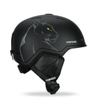 COPOZZ SafeSnow Half-Cover Ski Helmet