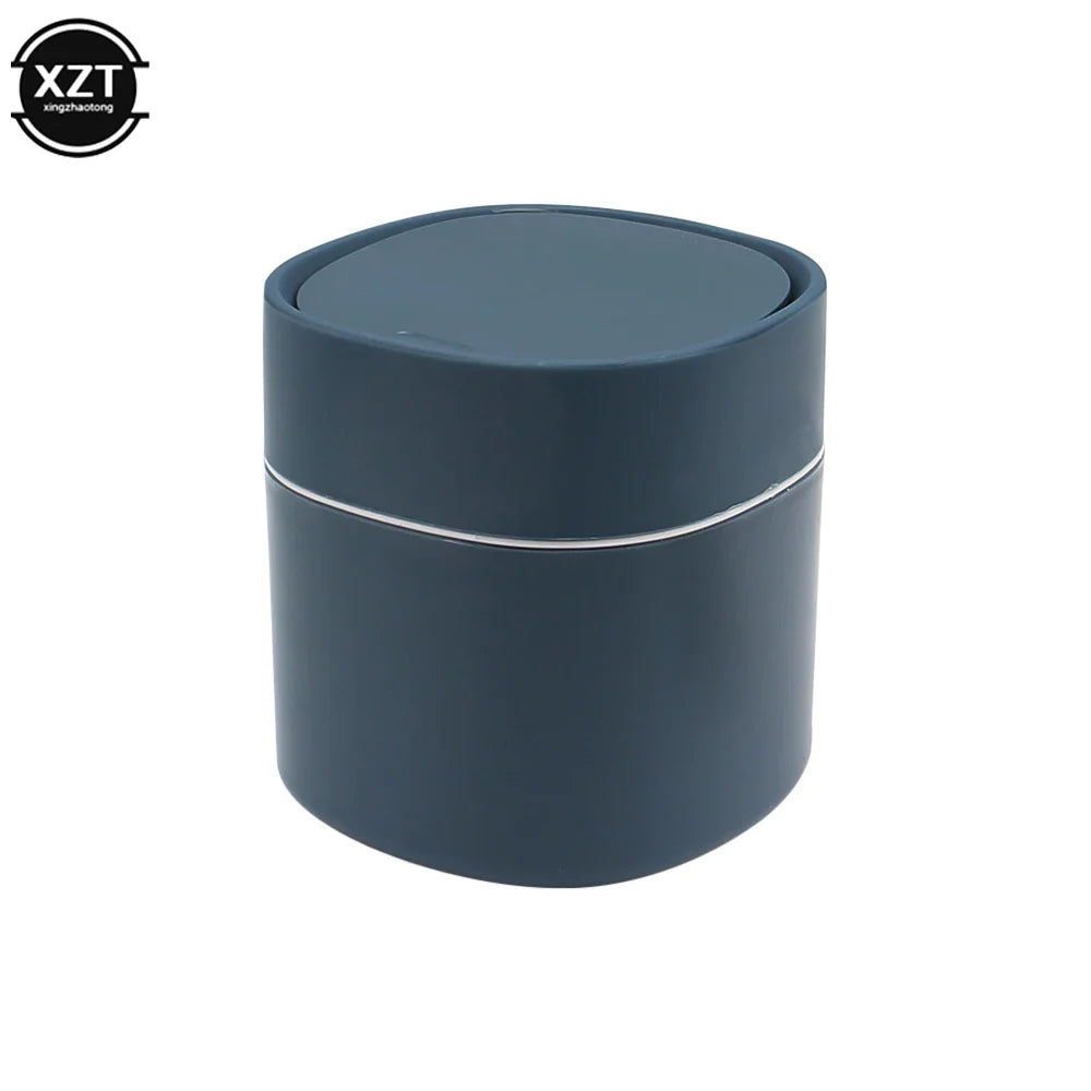 Cute Mini Small Waste Bins Desktop Garbage Basket Home Table Plastic Trash Can Office Supplies Dustbins Sundries Barrel Box