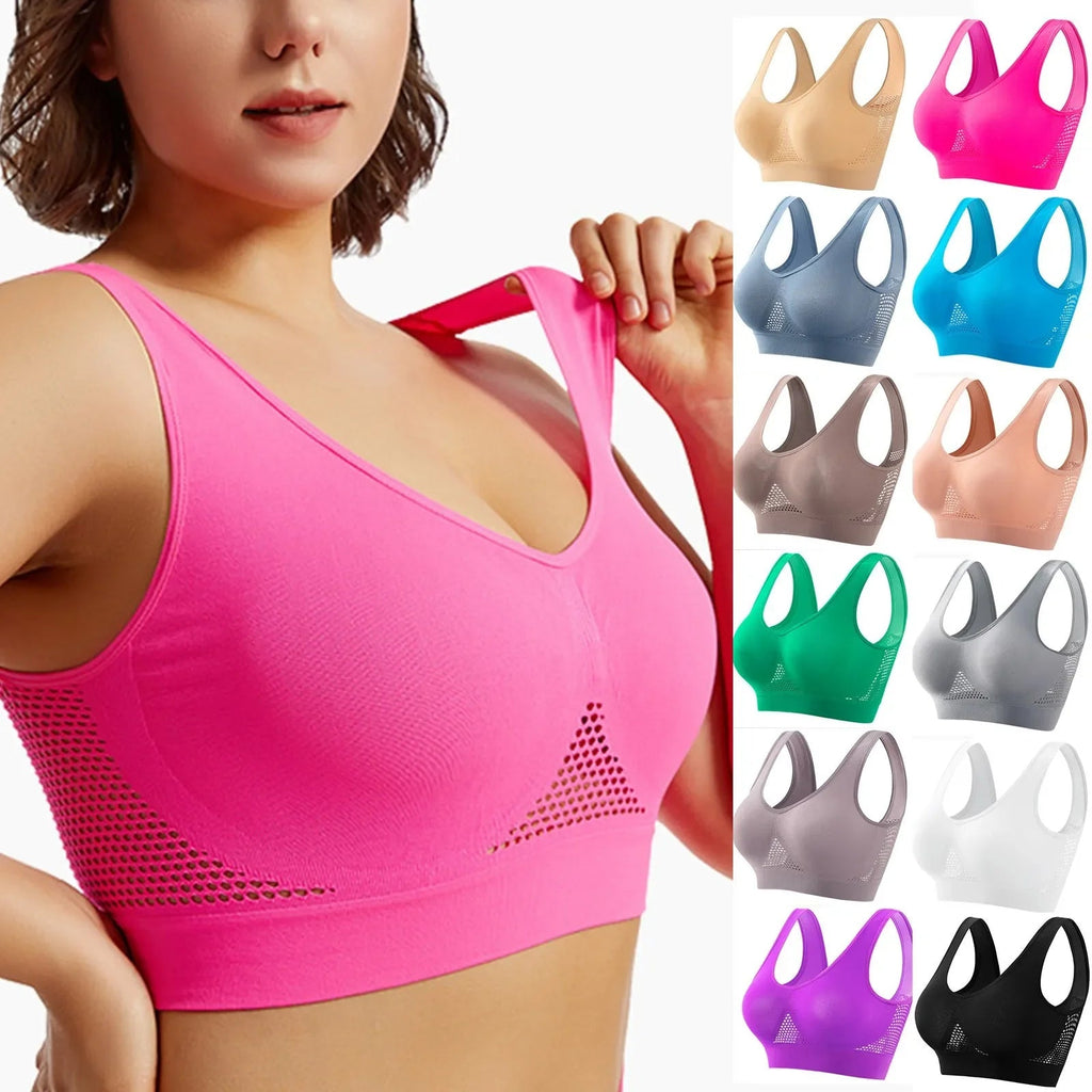 BlissFlex Women's Shockproof Yoga Bra THRIXINE