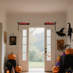 Halloween Door Frame Decoration,bats,pumpkins,spider Webs,door And Window Corner Sign, Halloween Home Decor,corner Stickers