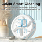 60W High Power Portable Mini Turbo Washing Machine Ultranicso Washer for Apartment Camping Travel Clothes Underwear Socks USB Lootquake LLC