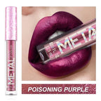 Metallic Matte Liquid Lipstick Waterproof Long Lasting Non-Stick Cup Matte Shimmer Glitter Lip Gloss Women Lips Makeup 12 Colors Lootquake LLC