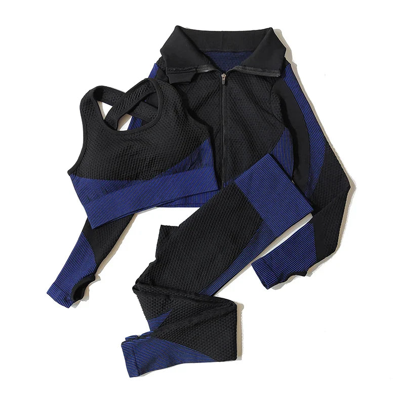 FlexFit Seamless Yoga Set: Comfy, Stylish, Versatile THRIXINE