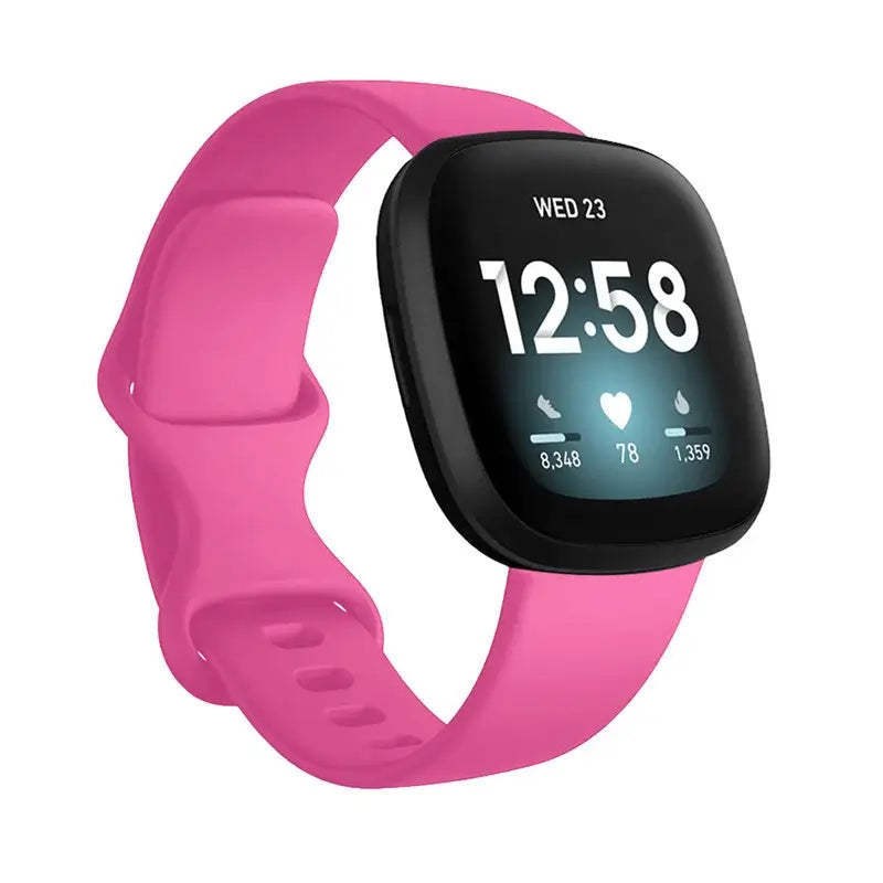 Fitbit Versa & Sense Silicone Band - Durable Stylish Straps - SJB-DIAMOND ELITES