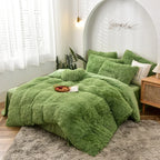 Mink four-piece set, plush crystal duvet set of four