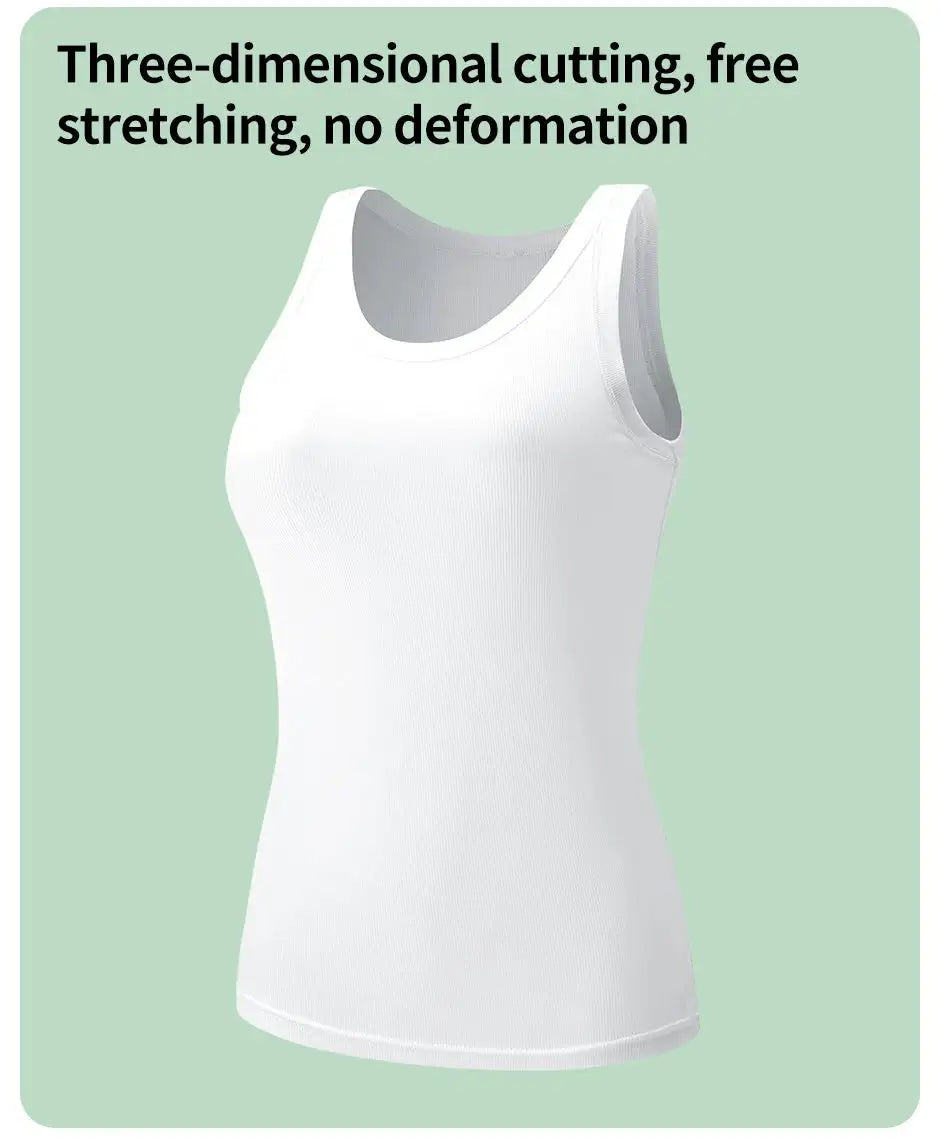 European and American Yards Ladies Suspender Vest Sleeveless Top Solid Color Sexy Thread Bottoming Thin Vest Four Seasons Essent