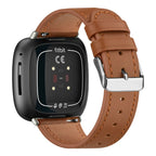 Fitbit Versa & Sense Leather Band - Stylish Durable Design - SJB-DIAMOND ELITES
