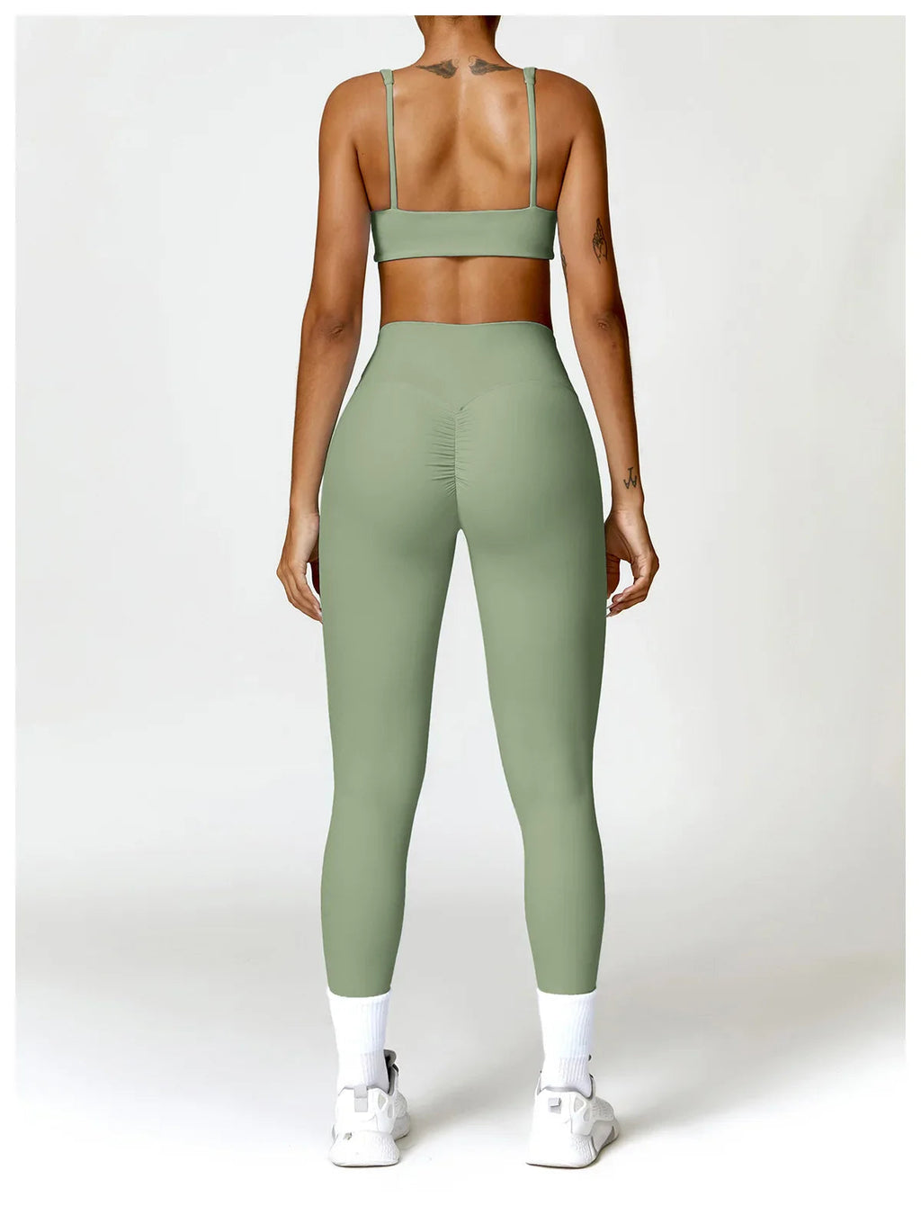ElevateFit 2-Piece Yoga Ensemble: Comfort Meets Style THRIXINE
