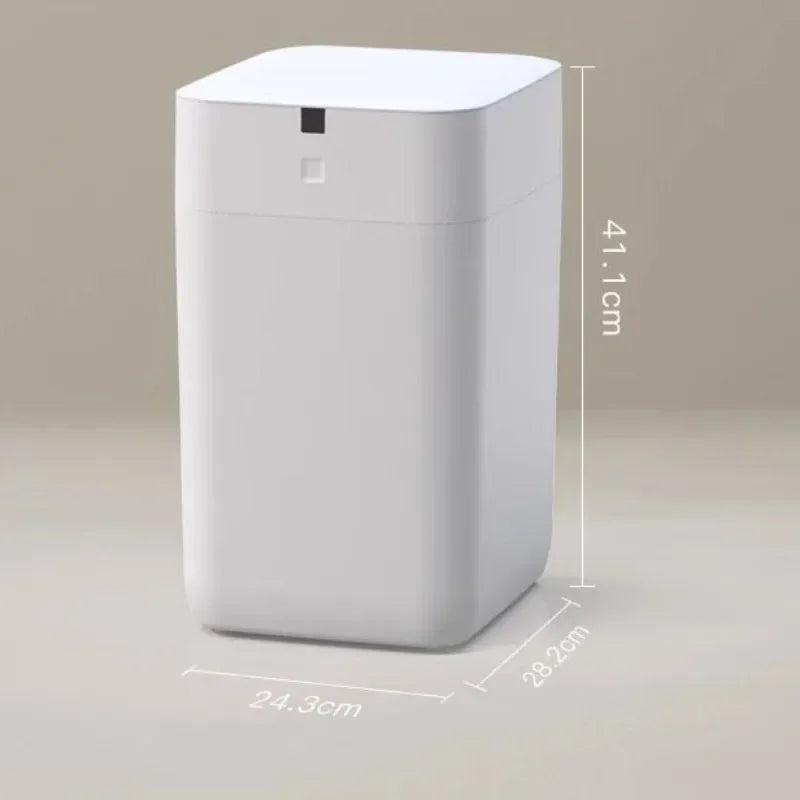 Intelligent Sensor Garbage Can Large Capacity Automatic Packing Garbage Bag Changing Waste Bins Living Room Kitchen Household