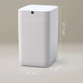 Intelligent Sensor Garbage Can Large Capacity Automatic Packing Garbage Bag Changing Waste Bins Living Room Kitchen Household