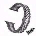 Apple Watch Stainless Steel Strap - Elegant Durable Design - SJB-DIAMOND ELITES