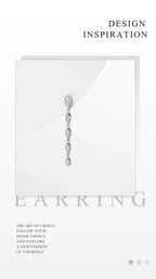 ANDYWEN 100% 925 Sterling Silver Gold Spicy Earring Chain Ovals Locker Earring Women Pendientes Luxury Fine Jewelry 2023 Clips