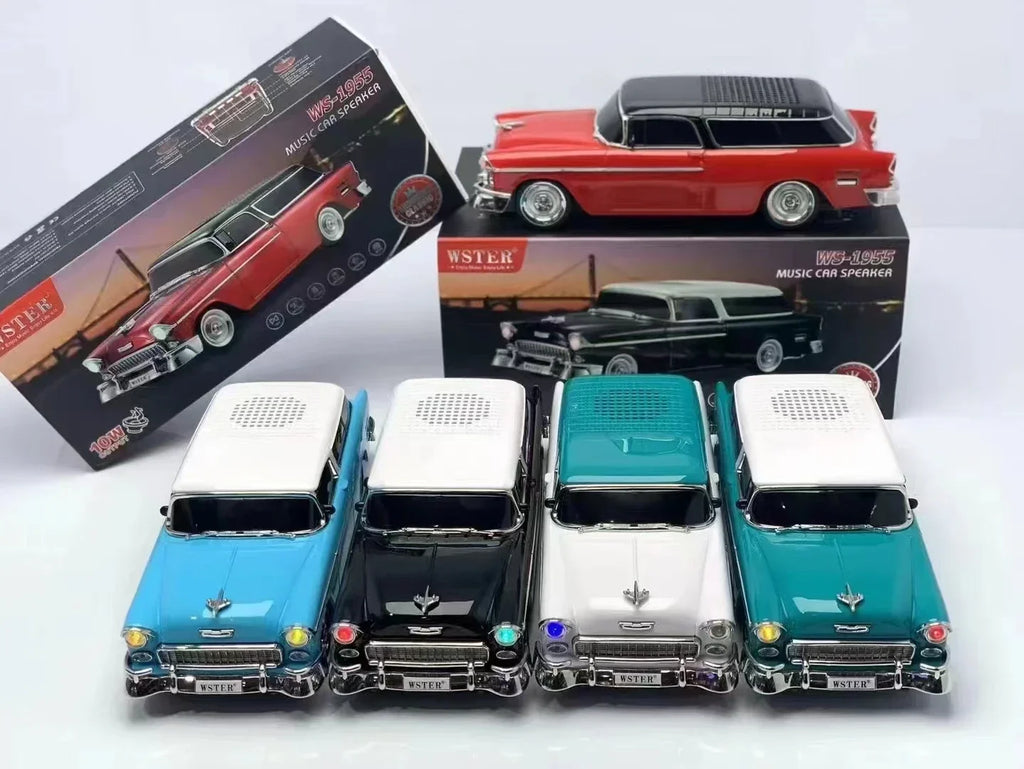 Wireless Bluetooth Speaker for PC Classic Car Shaped HIFI Boombox Support Fm Radio U Disk TF Card AUX Special Gifts Caixa De Som Lootquake LLC