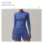 Women Zip Long Sleeve Sports Jacket