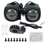 Motorcycle Bluetooth Speaker 12-80V Universal Hifi Sound Motorcycle Stereo Weatherproof Audio Amp System Handlebar Speaker