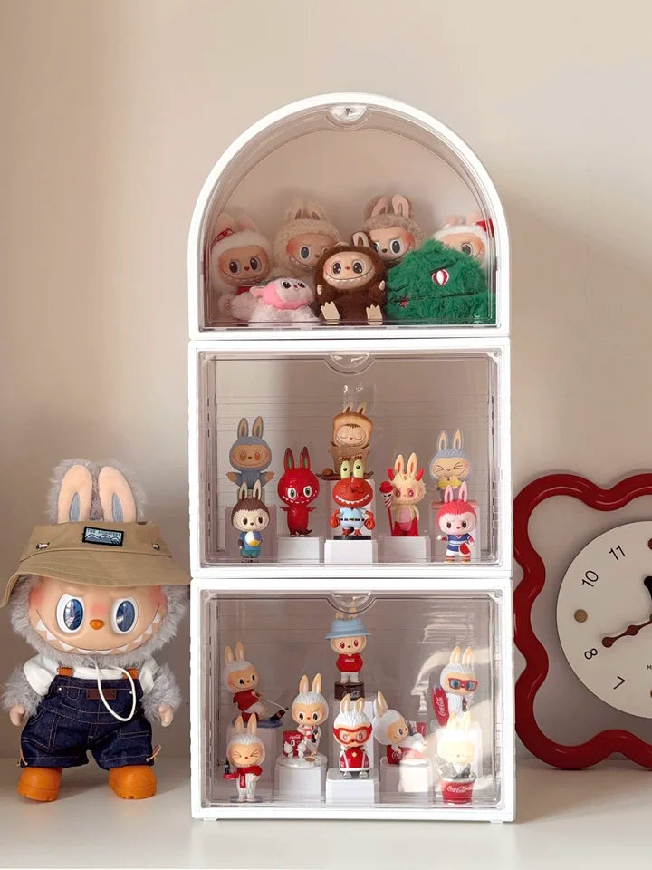 Labubu Display Box Cabinet Box Dustproof And Moisture-Proof Blind Box Toy Doll Display Stand Transparent Acrylic Storage Box Lootquake LLC