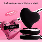 ROCK SWEET Cotton Candy Heart-shaped Pink Soft Makeup Soft Wet And Dry Dual-use Liquid Foundation Powder Puff Lootquake LLC