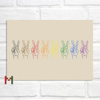 Abstract Pride Art Canvas Print Wall Decor LGBT Home Art Pi-Mart